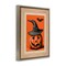 Stupell Industries Vintage Jack-o-Lantern Stamp Floating Frame, design by Arlington Prints